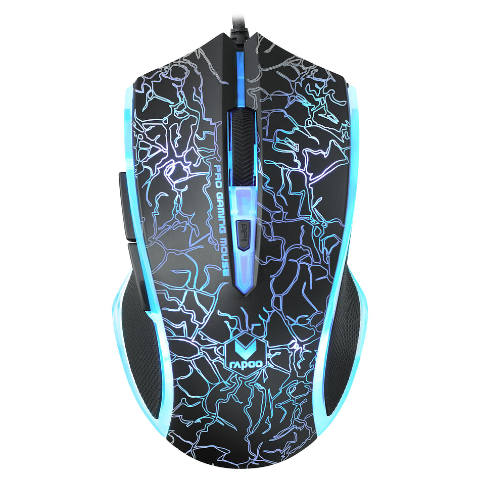 Rapoo V20S mouse Gaming Ambidextrous USB Type-A Optical 3000 DPI