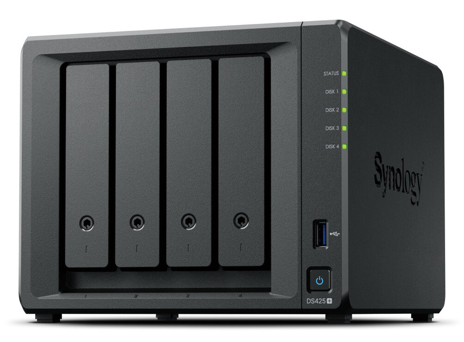 Synology DiskStation DS425+ NAS Intel® Celeron® J4125 2 GB DDR4 64 TB HDD Black