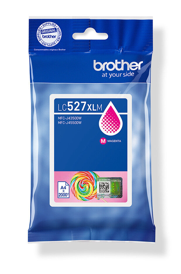 Brother Genuine LC527XLM High Yield Ink Cartridge - Magenta