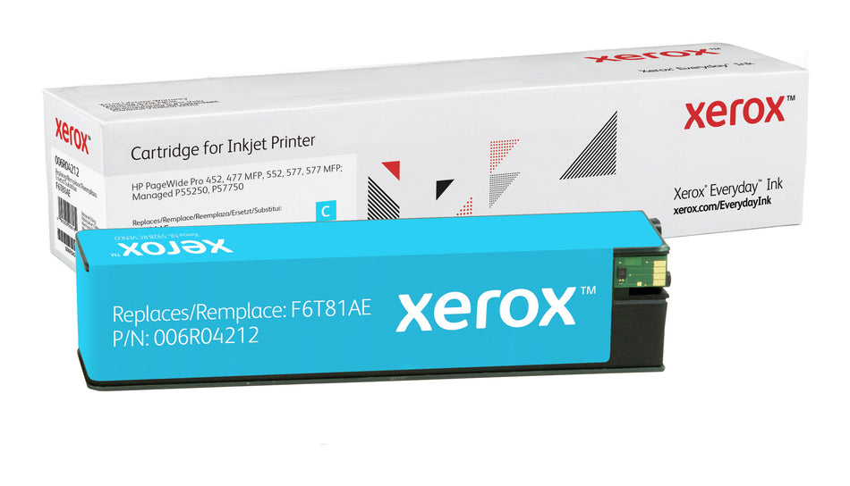 Everyday ™ Cyan Cartridge by Xerox compatible with HP 973X (F6T81AE), High capacity