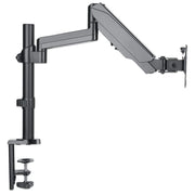 Manhattan Desk Mount for TV & Monitors (Full Motion Gas Spring), For screens 13" to 27", Clamp or Grommet Assembly, VESA compatibility: 75x75mm and 100x100mm - check the dimensions of the four mounting holes on back of screen to ensure it fits, Max 8kg,