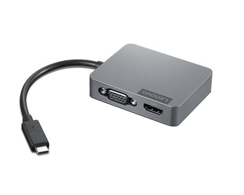 Lenovo 4X91A30366 laptop dock/port replicator Wired USB 2.0 Type-C Grey