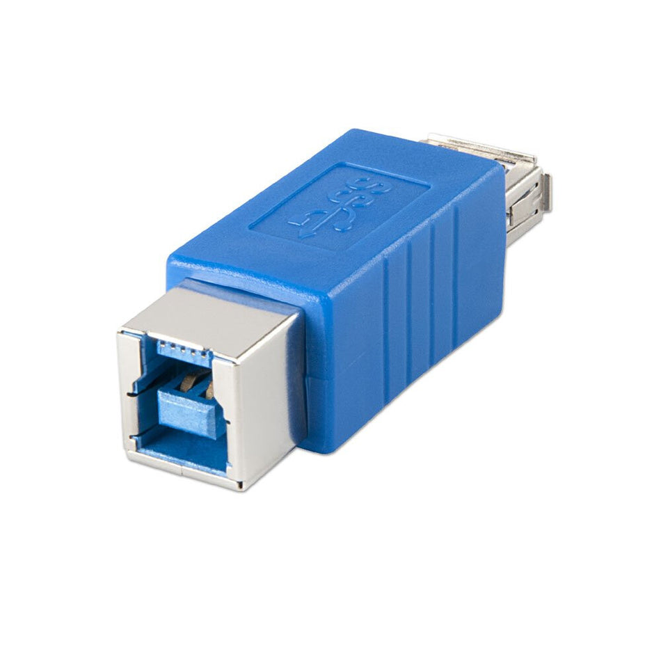 Lindy USB 3.2 Adapter, USB A Female to B Female