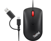 Lenovo 4Y51D20850 mouse Office Ambidextrous USB Type-C Optical 2400 DPI
