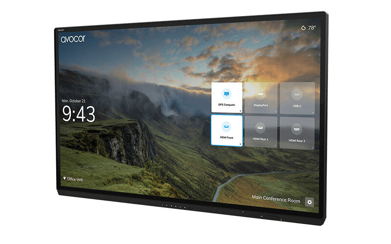 Avocor AVG-7560 G-Series - 75" 4K InGlass™ LED Interactive Display