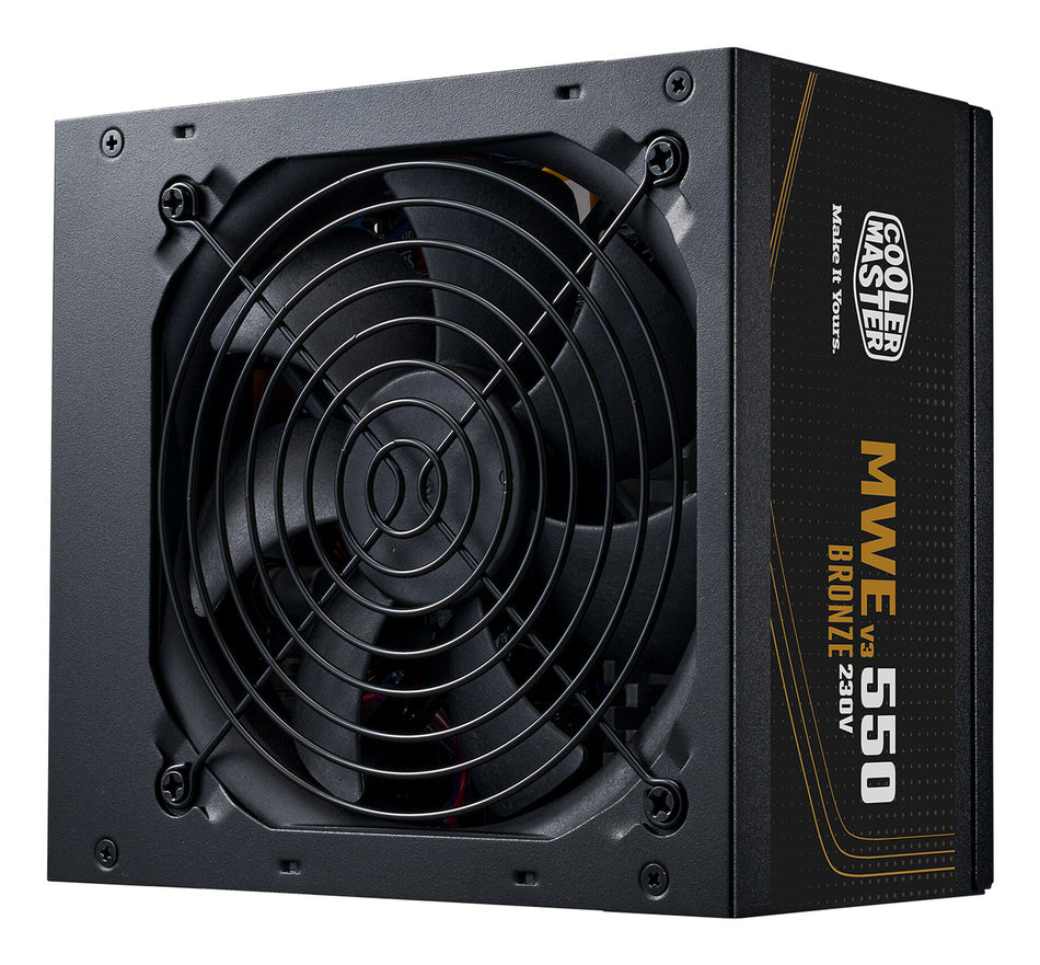 Cooler Master MWE Bronze 550 V3 230V power supply unit 550 W 24-pin ATX ATX Black