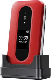 Doro Leva L30 7.11 cm (2.8") 142.7 g Red, White Feature phone
