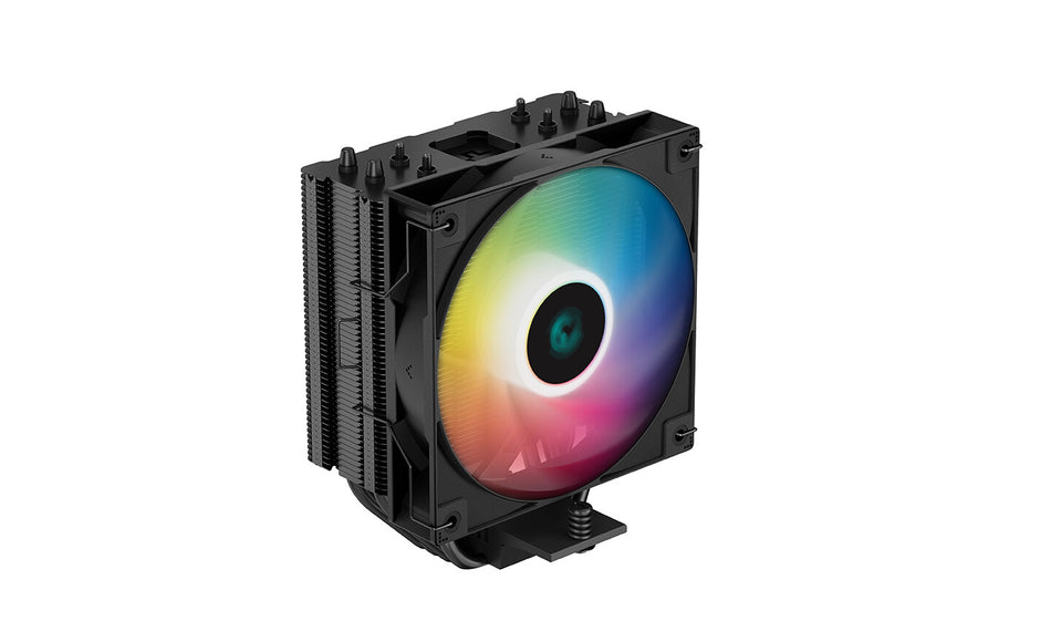 DeepCool AG400 A-RGB Processor Air cooler 12 cm Black, White 1 pc(s)