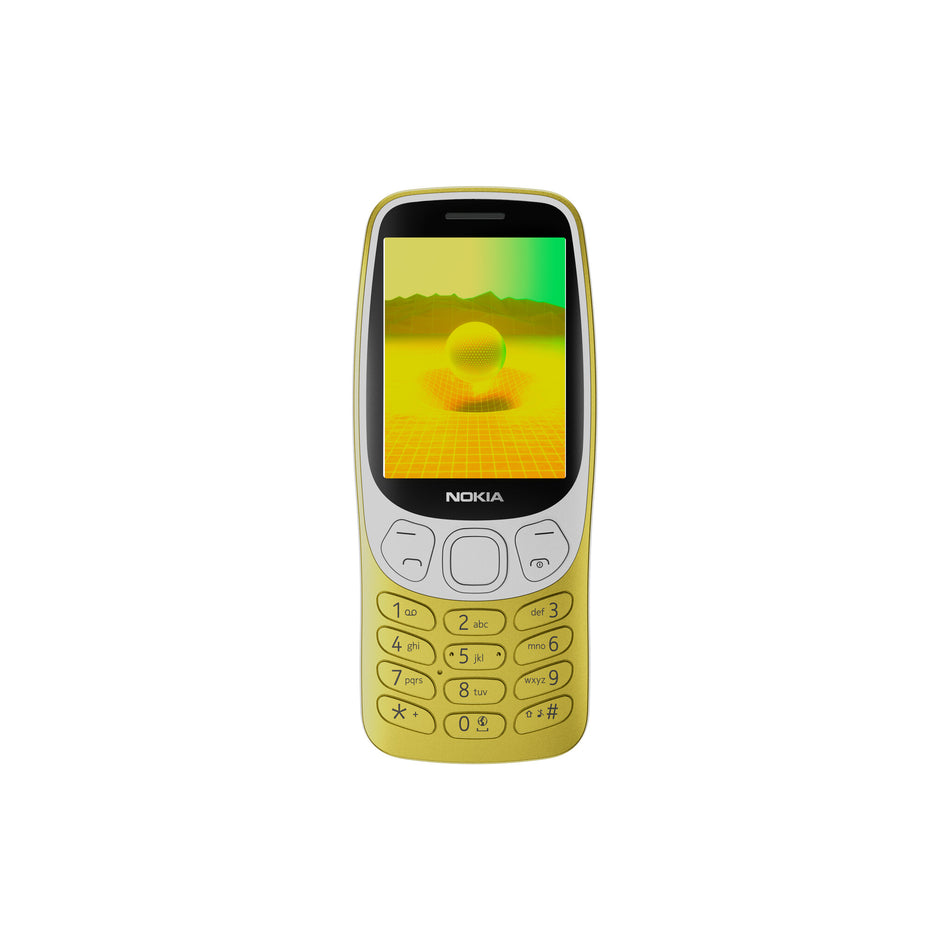 Nokia 3210 (2024) - 4G, VoLTE, 2,4", 2MP, 64MB/128MB Y2K Gold