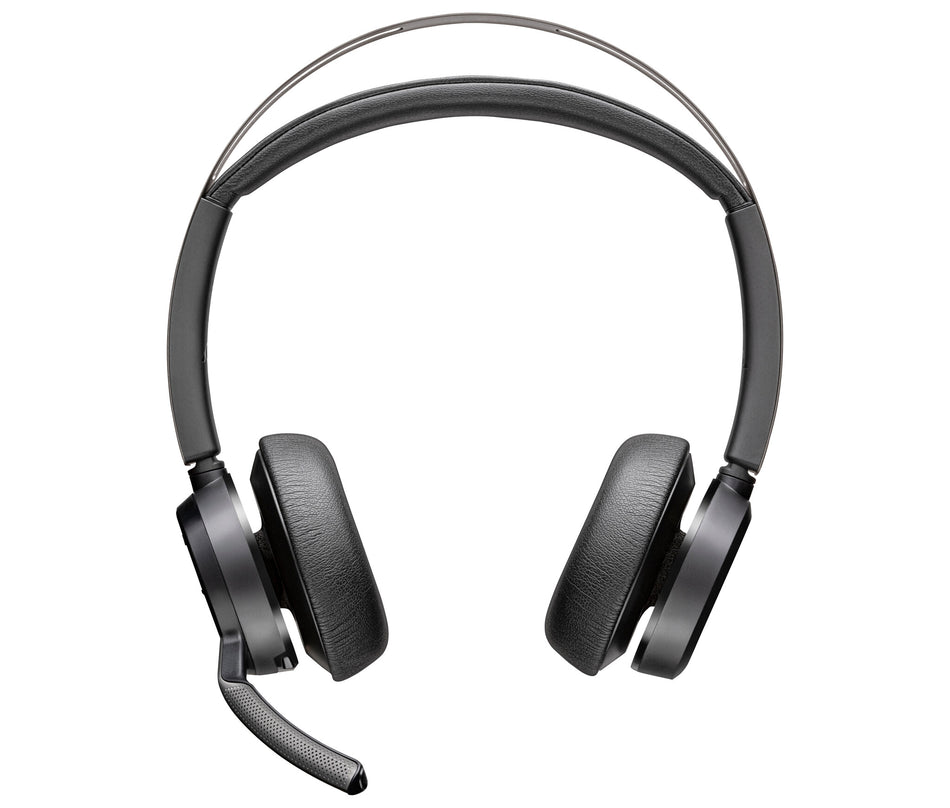 Poly Voyager Focus 2 USB-C-C Headset +USB-C/A Adapter +Charging Stand