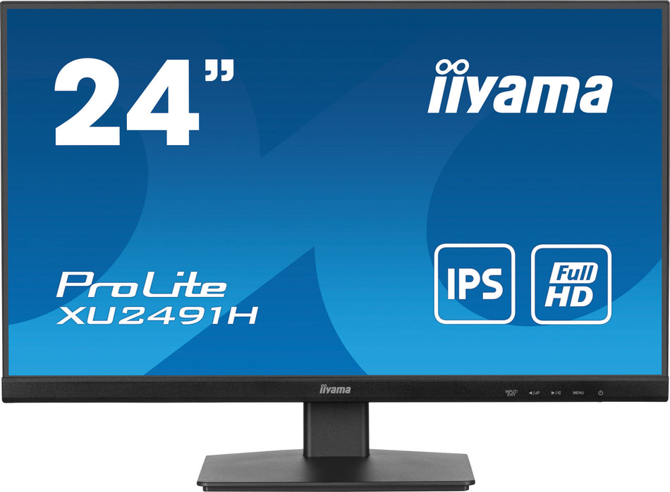 iiyama ProLite XU2491H-B1 computer monitor 60.5 cm (23.8") 1920 x 1080 pixels Full HD LED Black