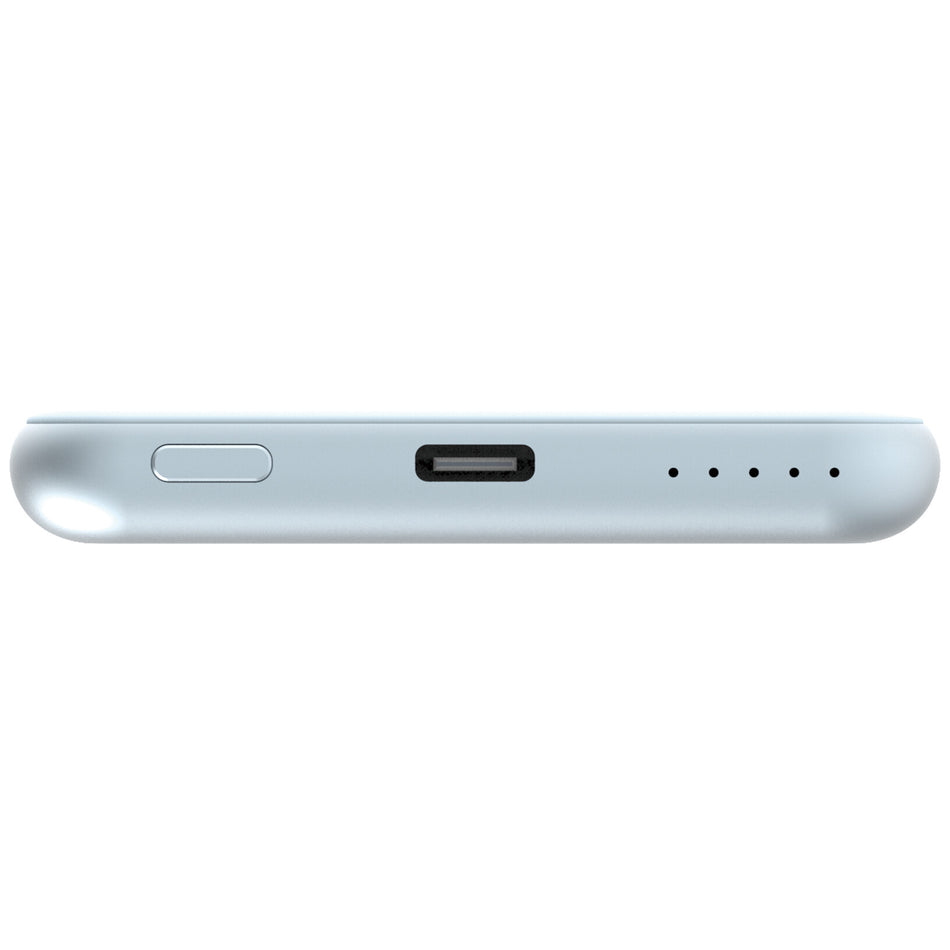 Verbatim Charge 'n' Go Magnetic Wireless Power Bank 5000mAh Blue