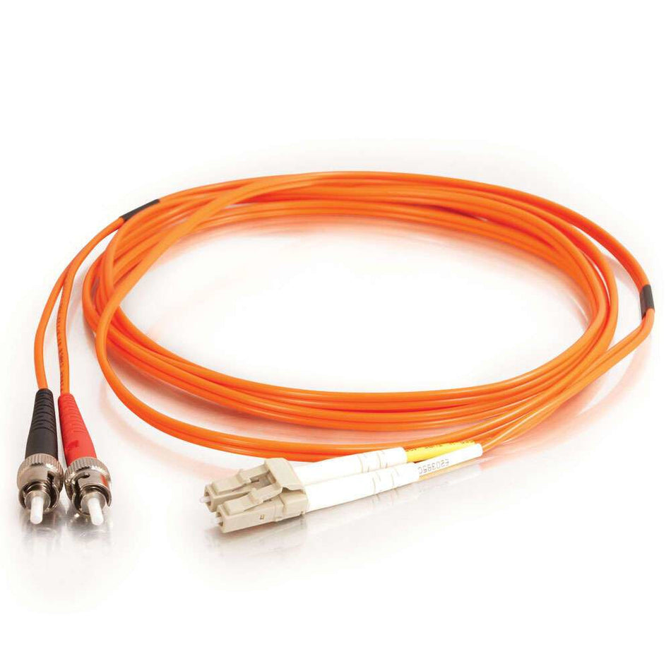 C2G 2m LC/ST LSZH Duplex 62.5/125 Multimode Fibre Patch Cable InfiniBand/fibre optic cable Orange