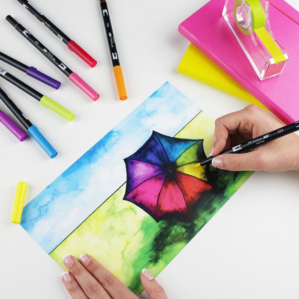Tombow ABT Dual Brush Pen Set felt pen Multicolour 12 pc(s)
