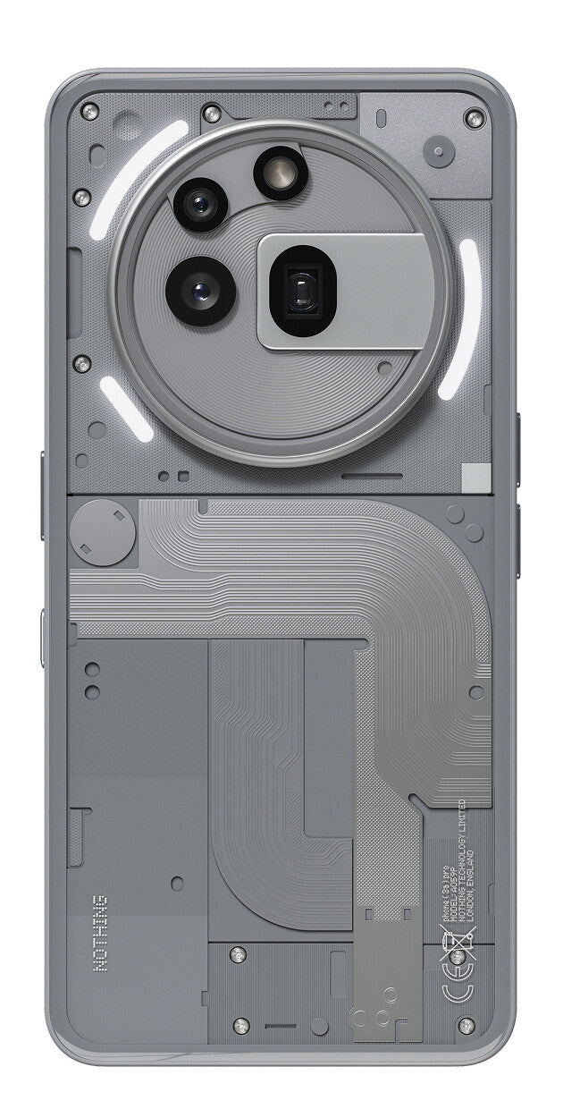Nothing Phone (3a) Pro 17.2 cm (6.77") Dual SIM Android 15 5G USB Type-C 12 GB 256 GB 5000 mAh Grey
