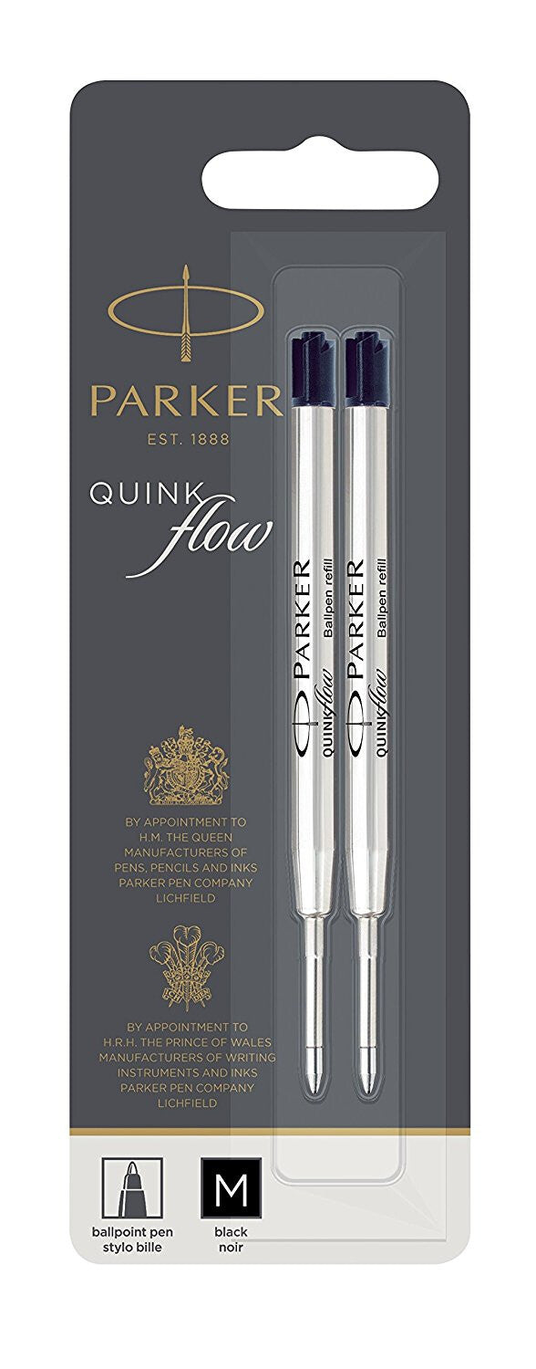 Parker 1950372 pen refill Medium Black 2 pc(s)