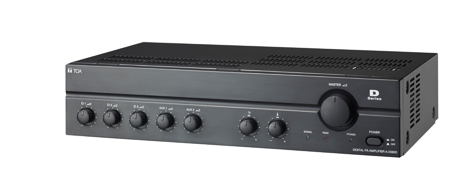 TOA A-2120DD audio amplifier 1.0 channels Performance/stage Black