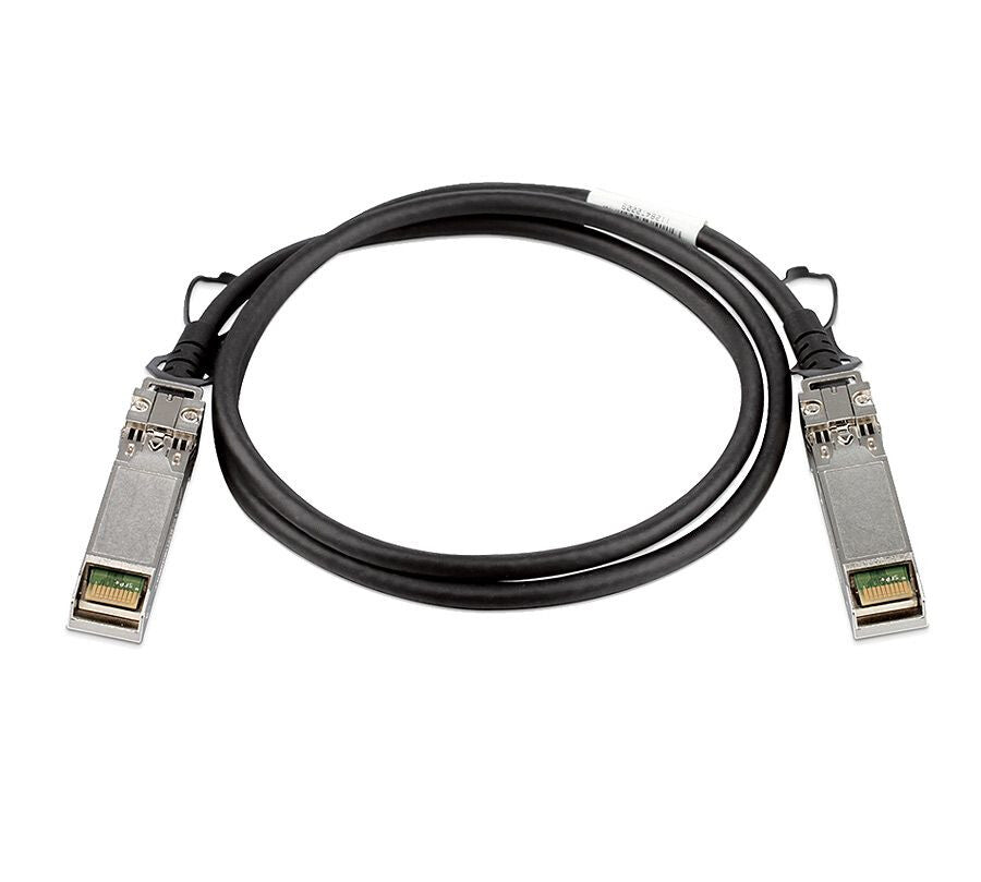 Plusoptic DACSFP-10G-0.5M-PLU InfiniBand/fibre optic cable SFP+ Black, Stainless steel