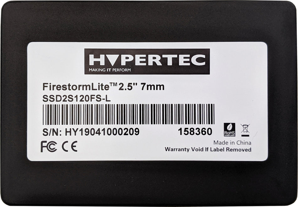 Hypertec FirestormLite 480GB 2.5 7mm SATA 6Gbps SSD