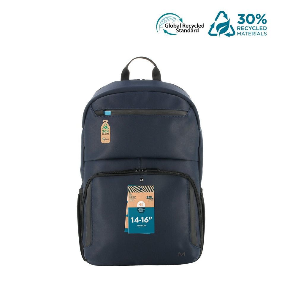 Mobilis 005042 backpack Casual backpack Black, Navy Polyester