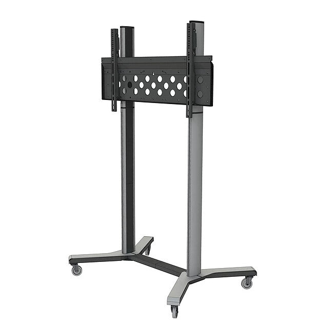 PMV PMVTROLLEYXXL monitor mount / stand 2.54 m (100") Floor Black, Silver