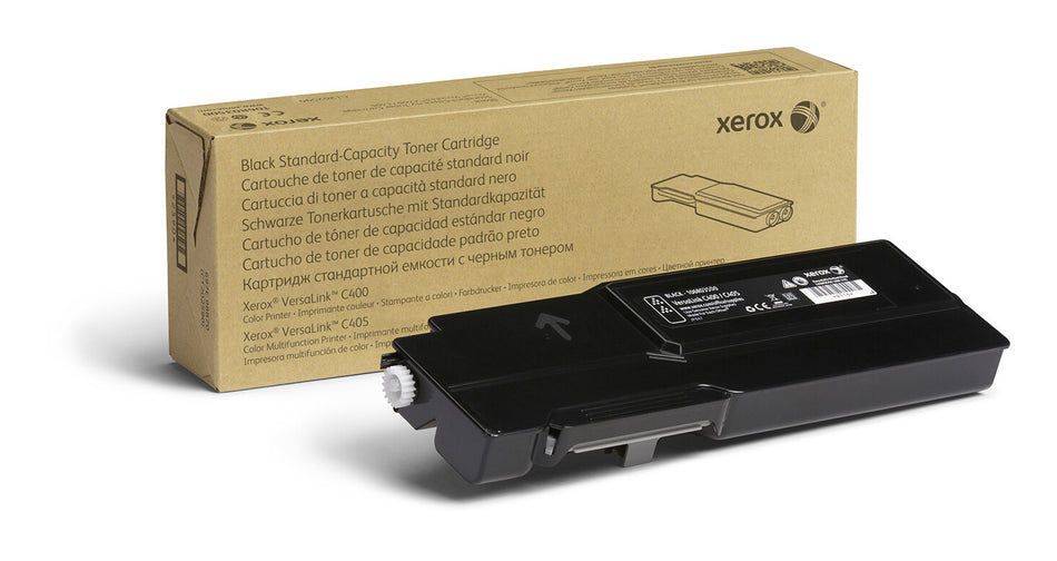 Xerox Genuine ® VersaLink® C400 Color Printer/C405 Color Multifunction Printer Black Standard capacity Toner Cartridge (2500 Pages) - 106R03500