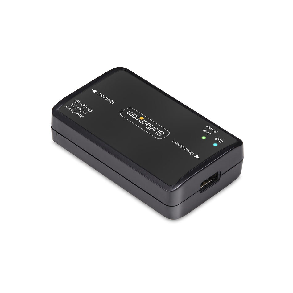 StarTech.com USB Galvanic Isolator, Up To 6KV, Electrical Noise Isolator, IP40, DIN Rail Mount, Isolated Power Filter, USB 2.0/1.1, 5V/250mA, Plug-and-Play, TAA