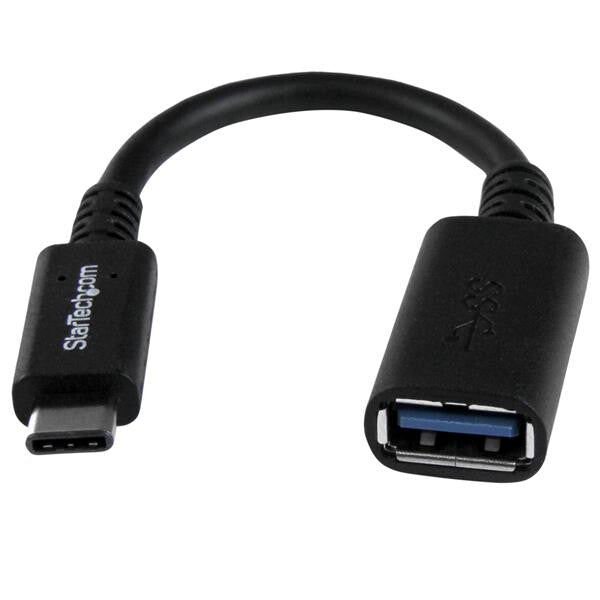 StarTech.com USB-C to USB-A Adapter Cable - M/F - 6in - USB 3.0 (5Gbps) - USB-IF Certified