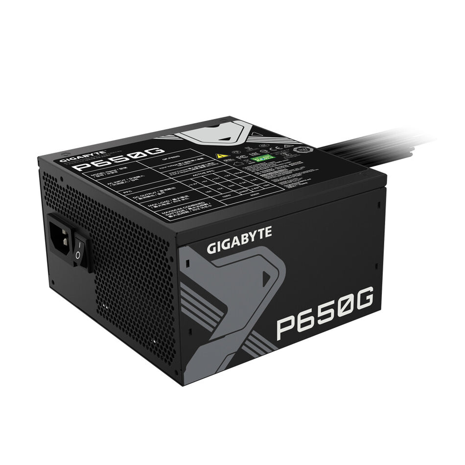 GIGABYTE GP-P650G power supply unit 650 W 20+4 pin ATX ATX Black