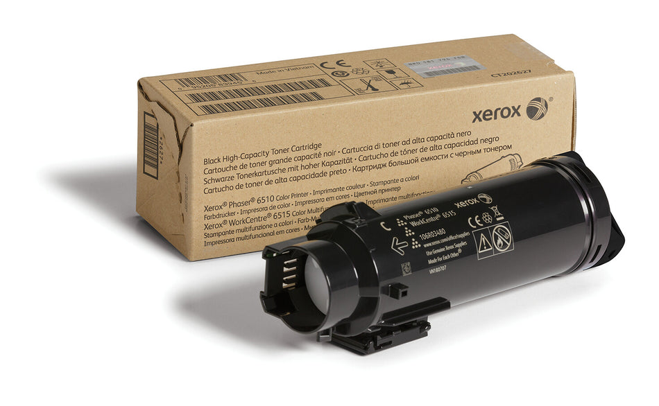 Xerox Genuine Phaser® 6510, WorkCentre® 6515 Black High capacity Toner Cartridge (5500 Pages) - 106R03480