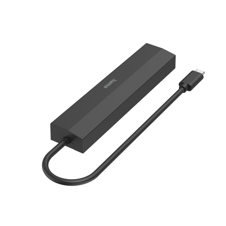 Hama 00200144 interface hub USB 3.2 Gen 1 (3.1 Gen 1) Type-C 5000 Mbit/s Black