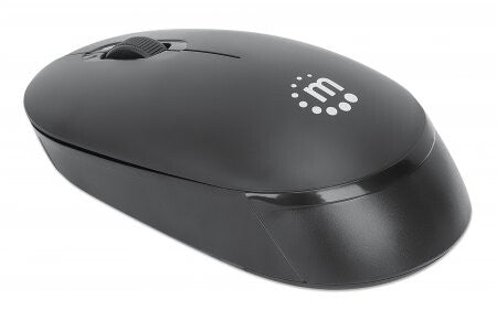 Manhattan Performance III Wireless Mouse, Black, 1000dpi, 2.4Ghz (up to 10m), USB, Optical, Ambidextrous, Three Button with Scroll Wheel, USB nano receiver, AA battery (not included), Low friction base, Three Year Warranty, Retail Box