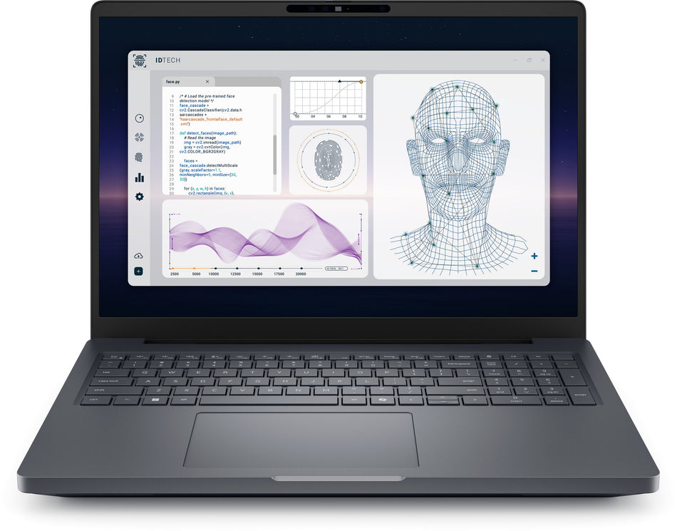 DELL Pro Max 16 Plus MB16250 Intel Core Ultra 7 265HX Mobile workstation 40.6 cm (16") Full HD+ 32 GB DDR5-SDRAM 1 TB SSD NVIDIA RTX PRO 2000 Blackwell Wi-Fi 7 (802.11be) Windows 11 Pro UK English Black