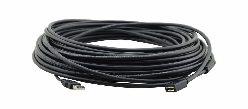 Kramer Electronics CA–UAM/UAF–35 USB cable USB 2.0 10.7 m USB A Black