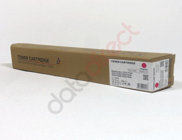 Data Direct Xerox WC7525 7530 7535 7556 7845 Chemical Compatible Tnr Magenta