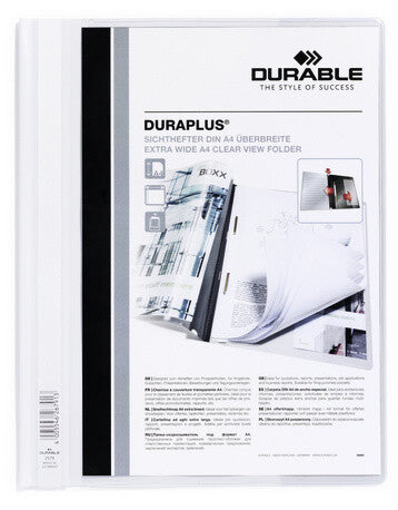 Durable Duraplus report cover White