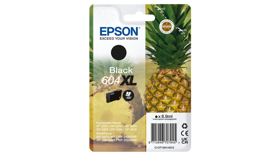 Epson 604XL ink cartridge 1 pc(s) Original High (XL) Yield Black