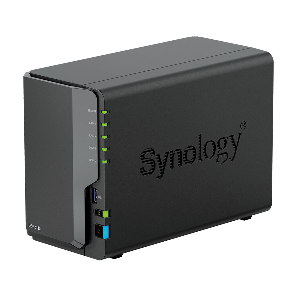 Synology DiskStation DS224+ NAS/storage server Desktop Intel® Celeron® J4125 2 GB DDR4 0 TB Black