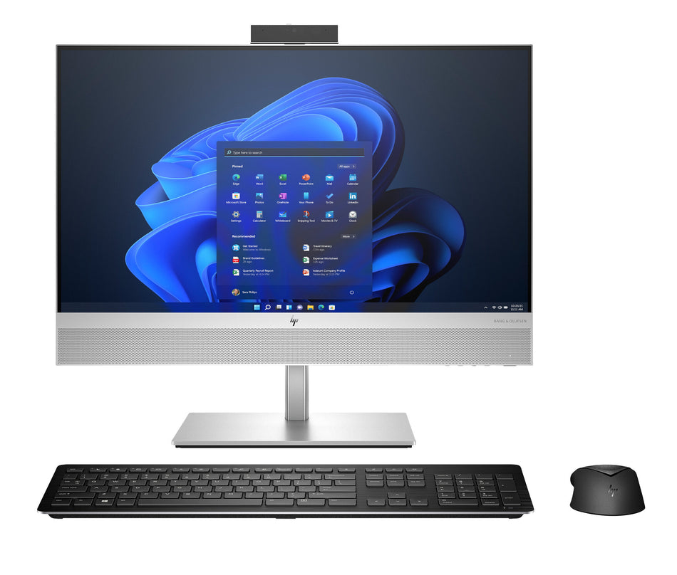 HP EliteOne 840 G9 All-in-One Touchscreen PC Intel® Core™ i5 i5-14500 60.5 cm (23.8") 1920 x 1080 pixels All-in-One PC 16 GB DDR5-SDRAM 512 GB SSD Windows 11 Pro Wi-Fi 7 (802.11be) Silver