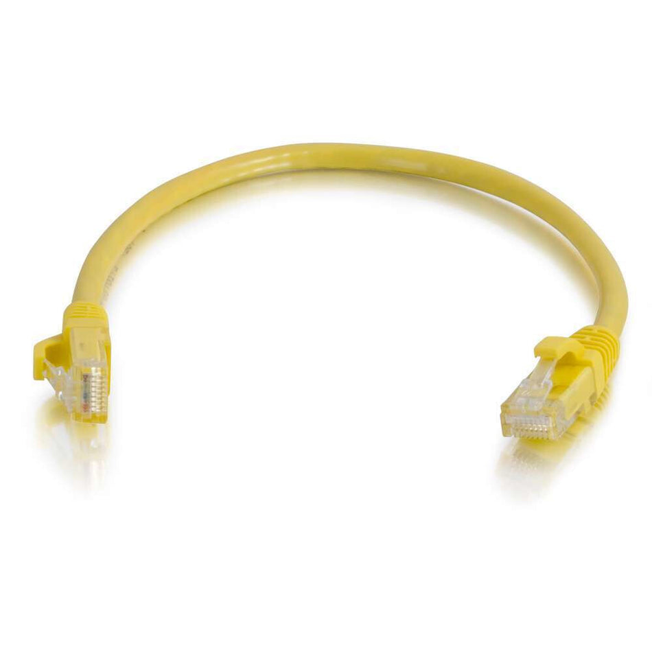 C2G 0.5m Cat6 Booted Unshielded (UTP) Network Patch Cable - Yellow