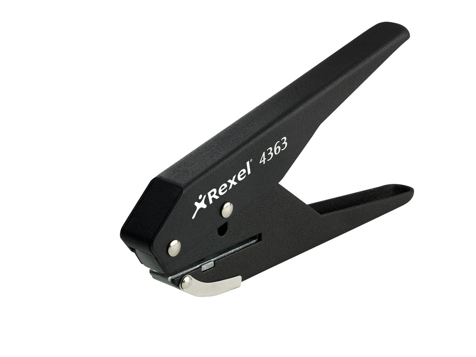 Rexel S120 Single Hole Plier Punch Black