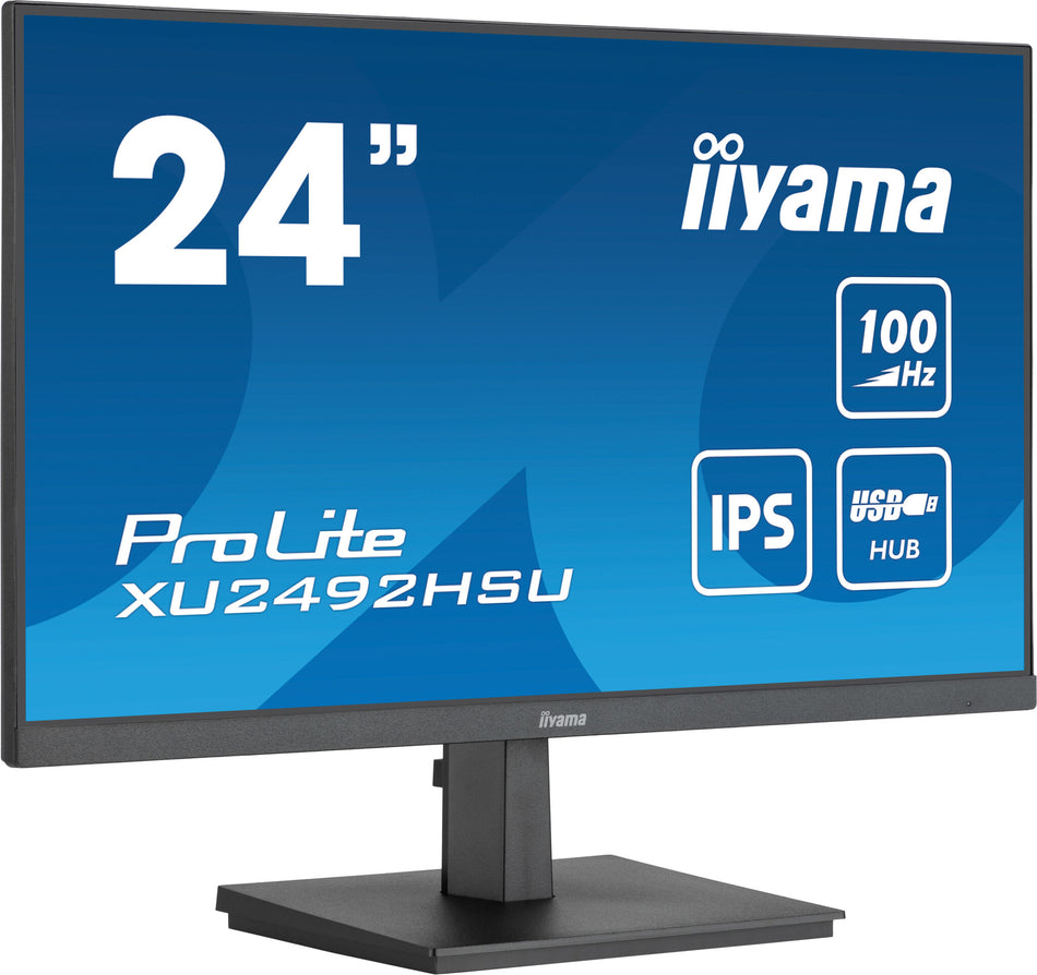 iiyama ProLite XU2492HSU-B6 computer monitor 60.5 cm (23.8") 1920 x 1080 pixels Full HD LED Black