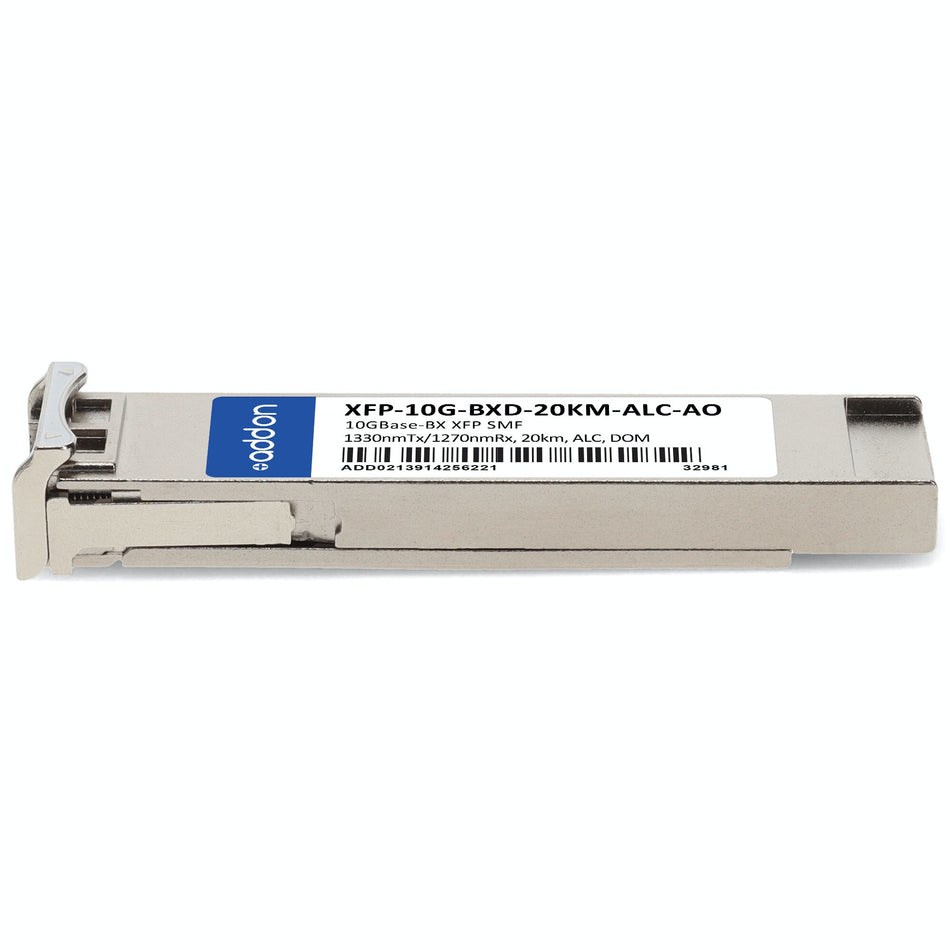 AddOn Networks XFP-10G-BXD-20KM-ALC-AO network transceiver module Fiber optic 10000 Mbit/s