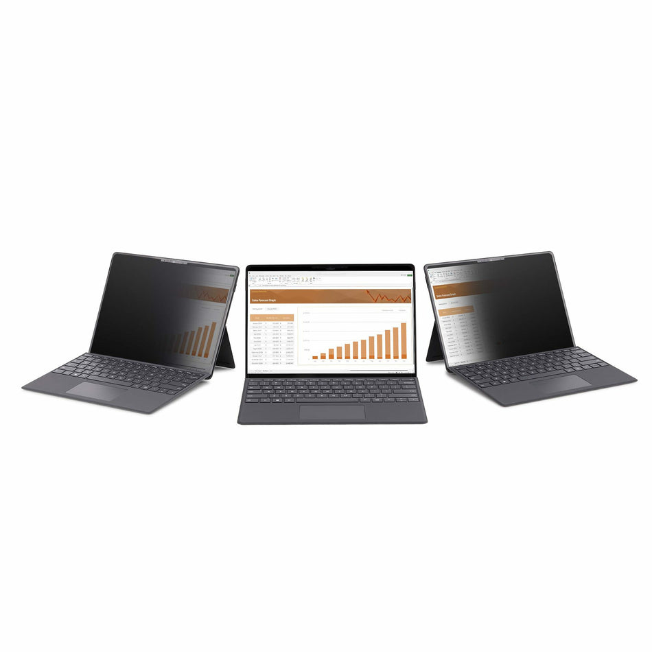 StarTech.com 4-Way 12.4in Surface Laptop Go 1/2/3 Privacy Screen Filter, Portrait/Landscape, Touch-Enabled, +/- 30 Deg. View, Blue Light Reduction, Matte Finish