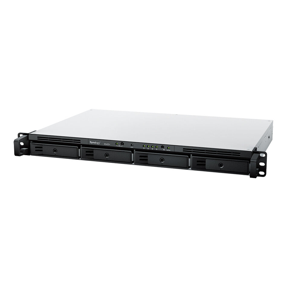Synology RackStation RS422+ +4 x HAT3300 8TB NAS Rack (1U) Ryzen Embedded R1600 2 GB DDR4 32 TB HDD DiskStation Manager Black