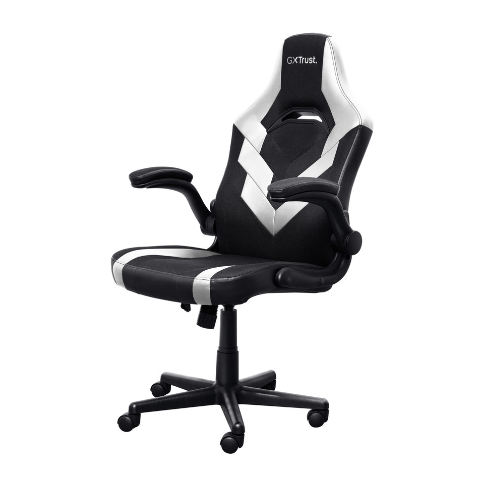 Trust GXT 703 Riye PC gaming chair Upholstered seat Black, White