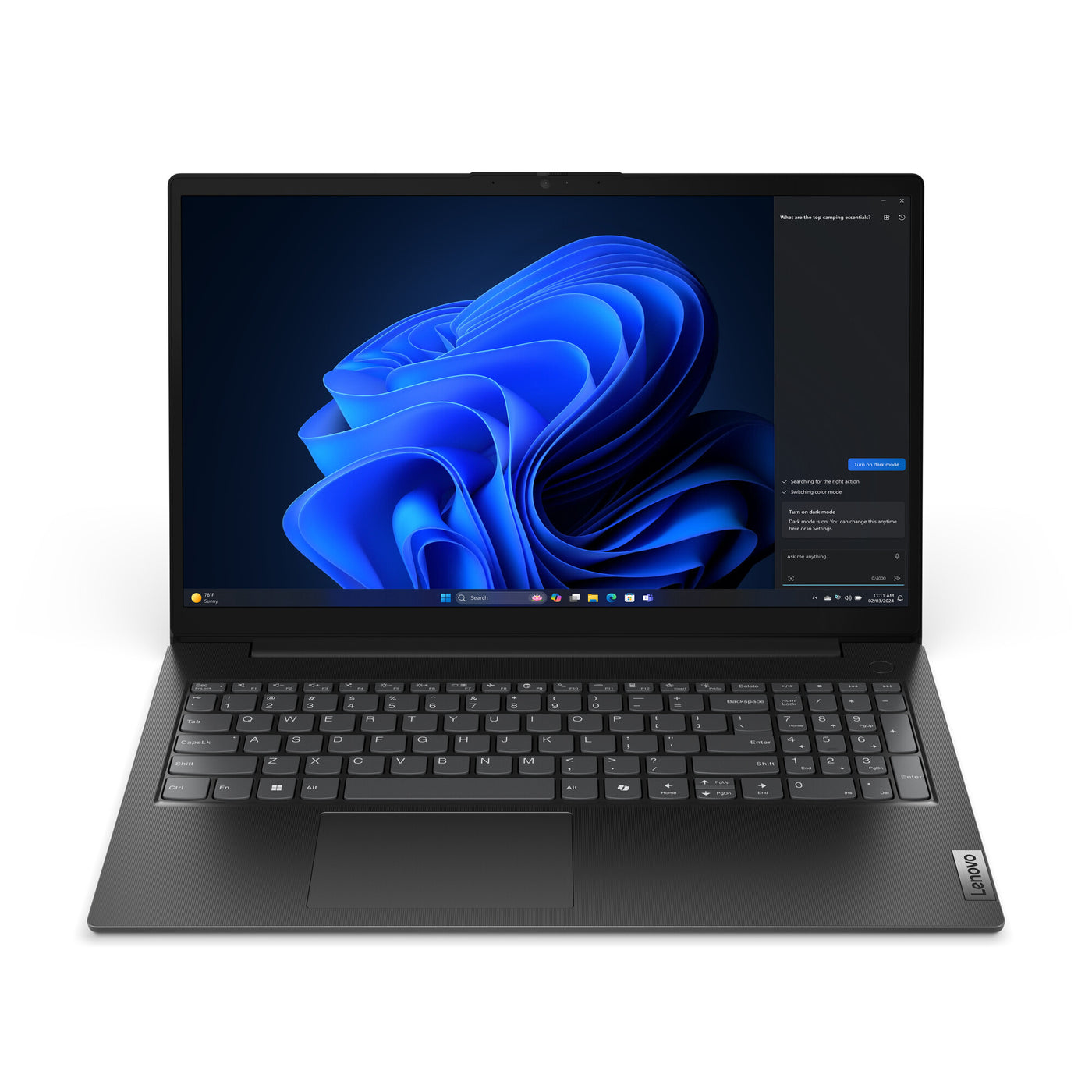 Lenovo V15 G5 IRL Intel® Core™ i7 i7-13620H Laptop 39.6 cm (15.6") Full HD 16 GB DDR5-SDRAM 512 GB SSD Wi-Fi 6 (802.11ax) Windows 11 Pro English Black