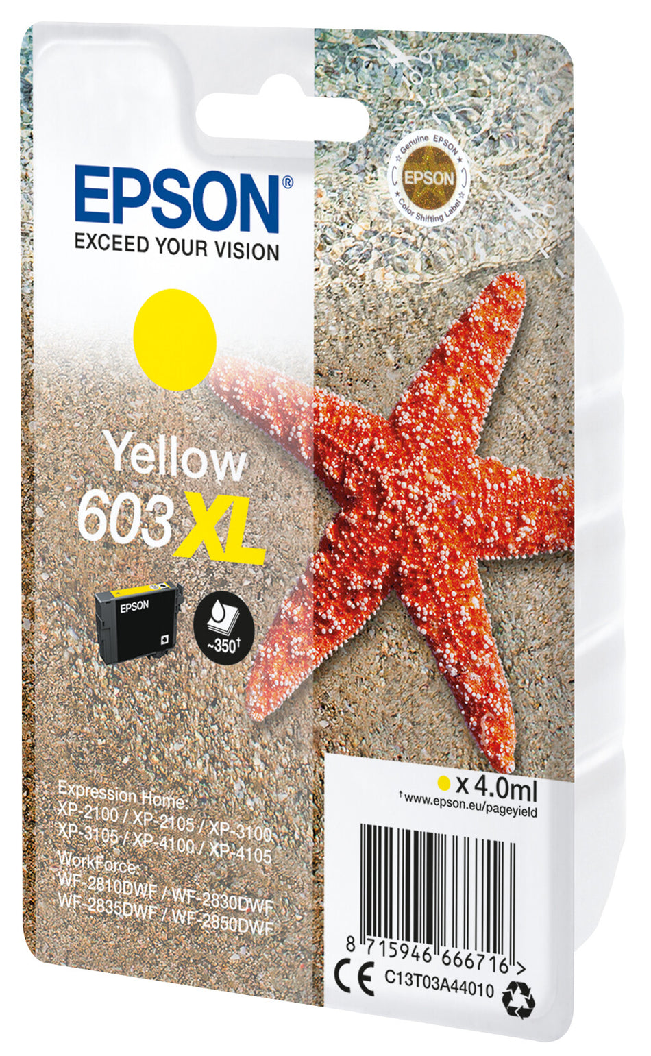 Epson C13T03A44010 ink cartridge 1 pc(s) Original High (XL) Yield Yellow