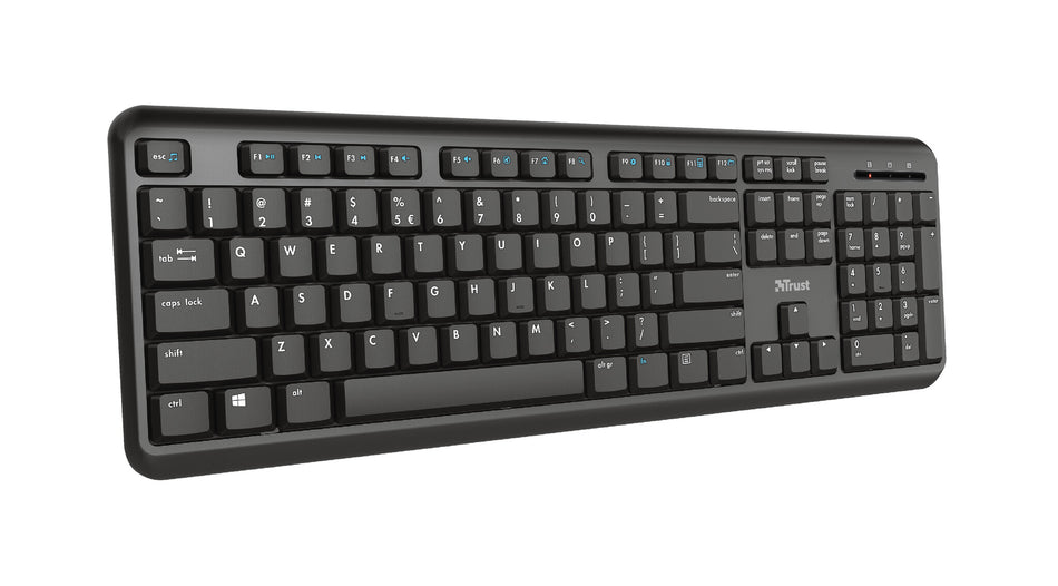 Trust Ody keyboard Office RF Wireless QWERTY UK English Black