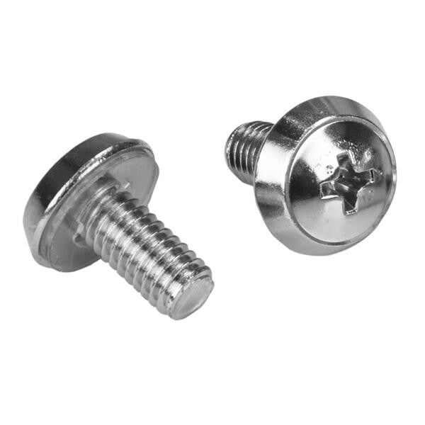 StarTech.com M6 Rack Screws and M6 Cage Nuts - 20 Pack